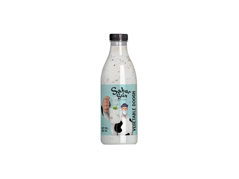دوغ سبزیجات 950 گرم سحر سان
