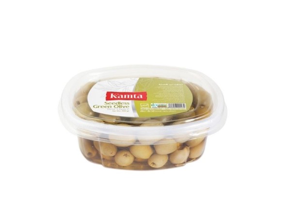 زیتون شور بی هسته 400 گرم کامتا