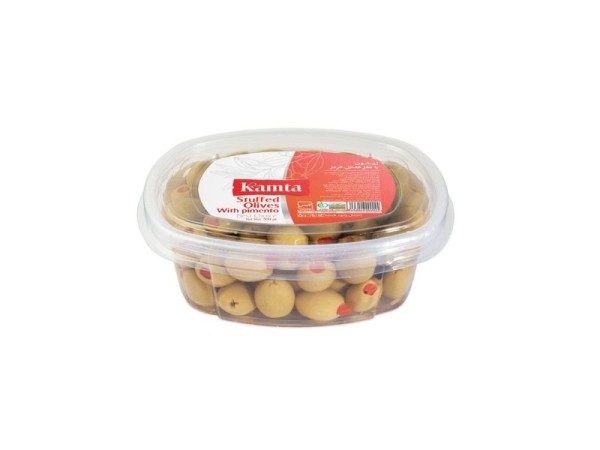 زیتون مغز فلفل 400 گرم کامتا