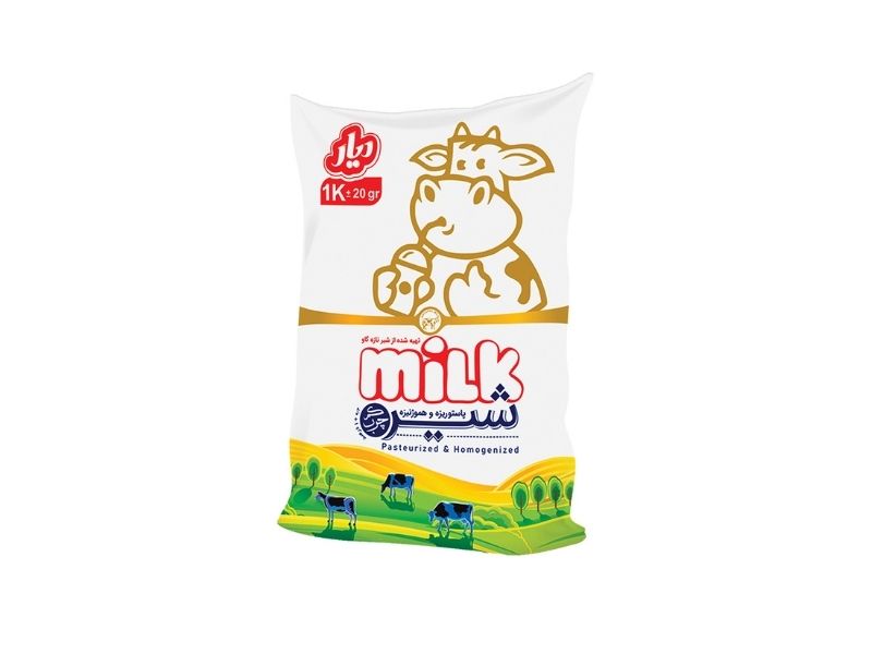 شیر پاکتی ۱۰۰۰ گرم دیار