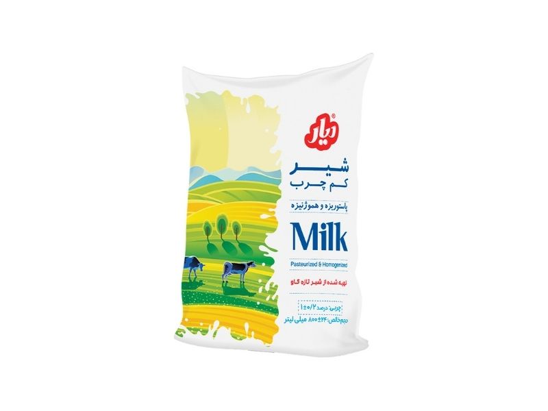 شیر پاکتی ۸۰۰ گرم دیار