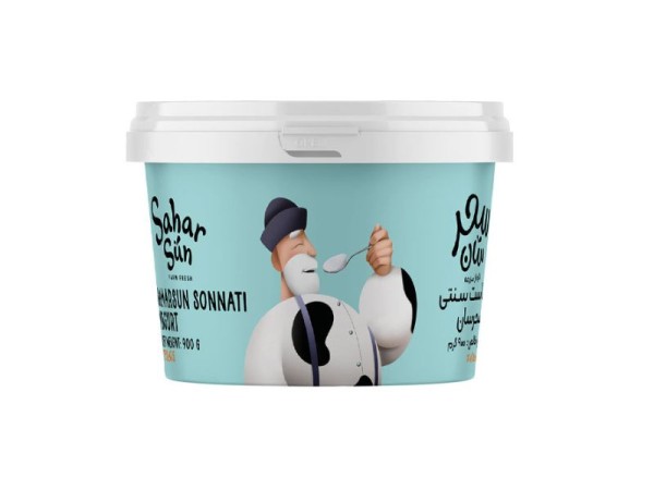 ماست سنتی 900 گرم سحر سان