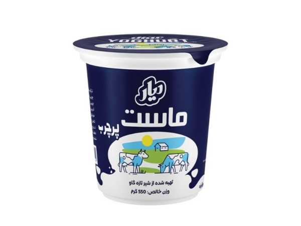 ماست پرچرب ۶۰۰ گرم دیار
