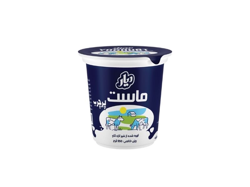 ماست پرچرب 600 گرم دیار