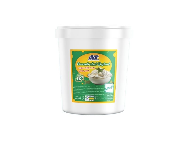 ماست چکیده موسیر 9000 گرم دیار