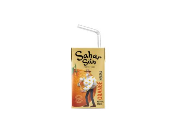 نکتار پرتقال ۱۲۵ گرم سحر سان