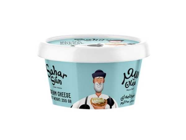 پنیر خامه‌ای 200 گرم سحر سان