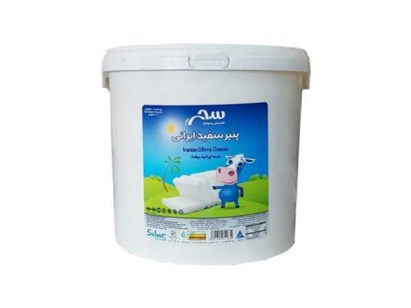 پنیر سفید سطل 10000 گرم سحر سان